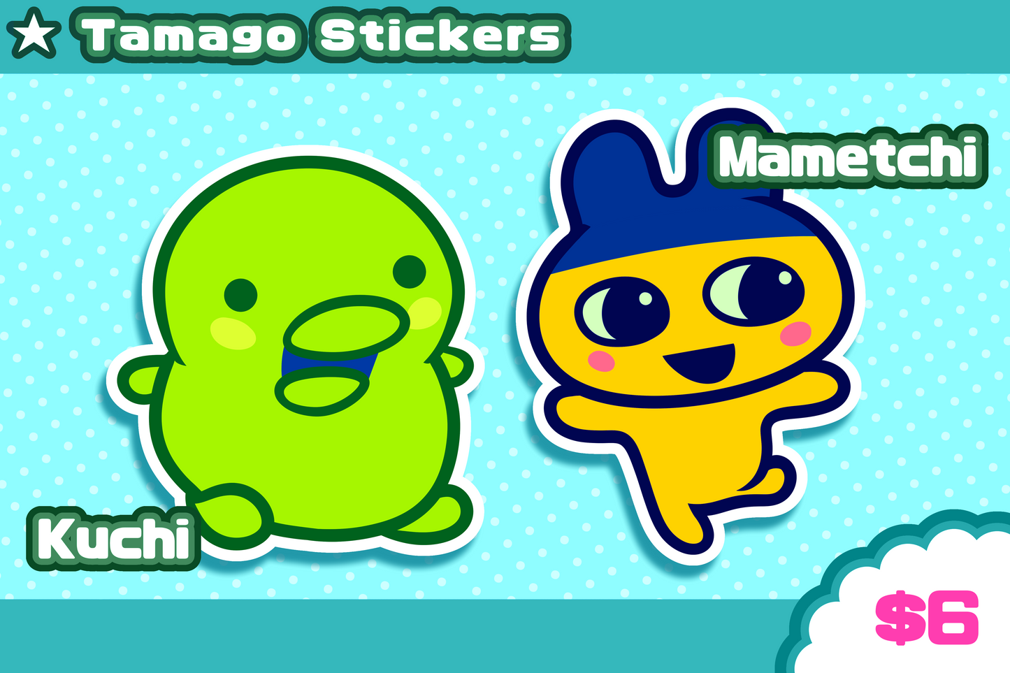 Tamagotchi Stickers (Preorder)