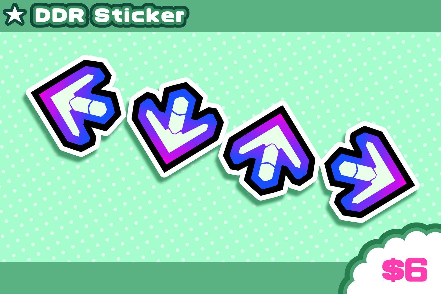 DDR Sticker